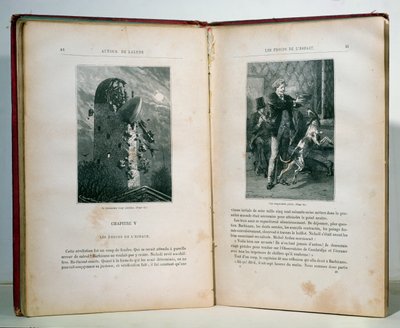Illustrazioni da Intorno alla Luna di Jules Verne, edizioni Hetzel da Emile Antoine Bayard